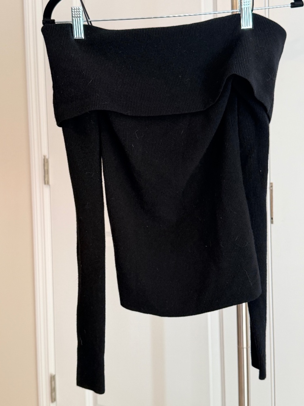Women's off shoulder sweater